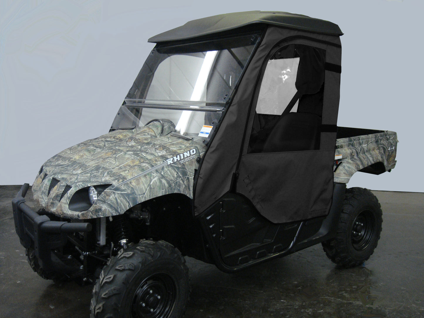 Yamaha Rhino - Full Cab Enclosure for Hard Windshield (Full Doors) - 3 Star UTV