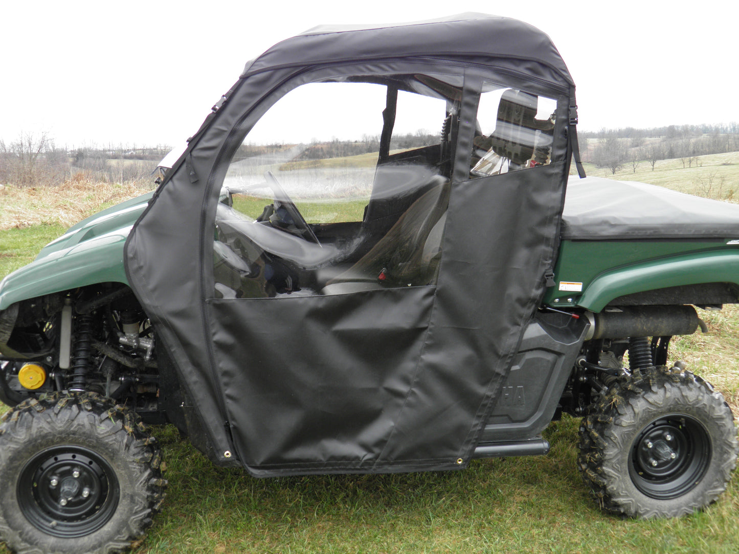 Yamaha Viking - Full Cab Enclosure for Hard Windshield (Full Doors) - 3 Star UTV