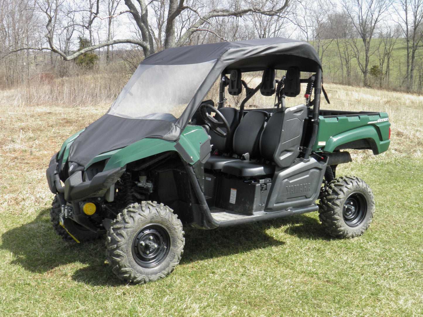 Yamaha Viking Vinyl Windshield-Top Combo - 3 Star UTV